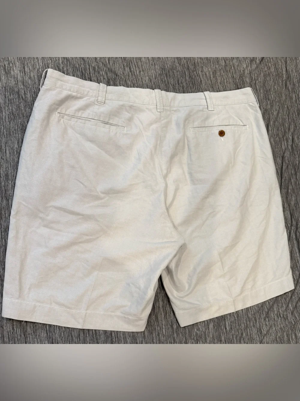 J. Crew Men's Light Beige Flat Front Shorts